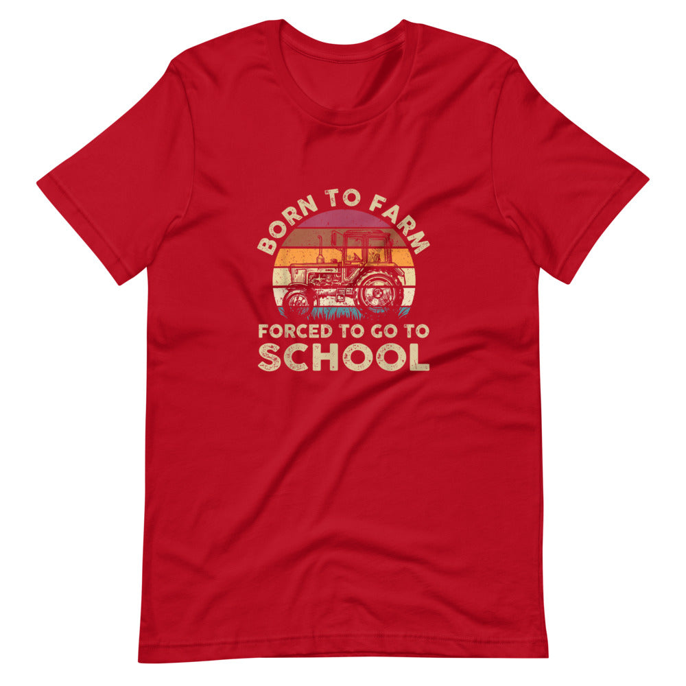 Born To Farm Made To School Tee Shirt (6149715394715)